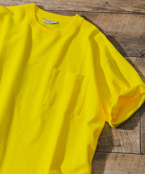 URBAN RESEARCH DOORS（アーバンリサーチドアーズ）の「USAコットンショートスリーブTシャツ（Tシャツ/カットソー・メンズ・ホワイト/ピンク/ブラック/ブルー/イエロー/グリーン・X-LARGE/MEDIUM/LARGE）」の6枚目の写真