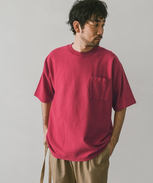 URBAN RESEARCH DOORS（アーバンリサーチドアーズ）の「USAコットンショートスリーブTシャツ（Tシャツ/カットソー・メンズ・ホワイト/ピンク/ブラック/ブルー/イエロー/グリーン・X-LARGE/MEDIUM/LARGE）」の13枚目の写真