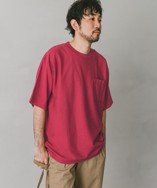 URBAN RESEARCH DOORS（アーバンリサーチドアーズ）の「USAコットンショートスリーブTシャツ（Tシャツ/カットソー・メンズ・ホワイト/ピンク/ブラック/ブルー/イエロー/グリーン・X-LARGE/MEDIUM/LARGE）」の15枚目の写真