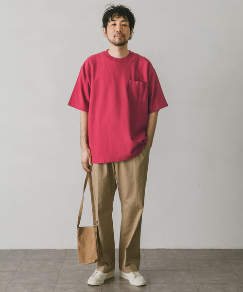URBAN RESEARCH DOORS（アーバンリサーチドアーズ）の「USAコットンショートスリーブTシャツ（Tシャツ/カットソー・メンズ・ホワイト/ピンク/ブラック/ブルー/イエロー/グリーン・X-LARGE/MEDIUM/LARGE）」の16枚目の写真