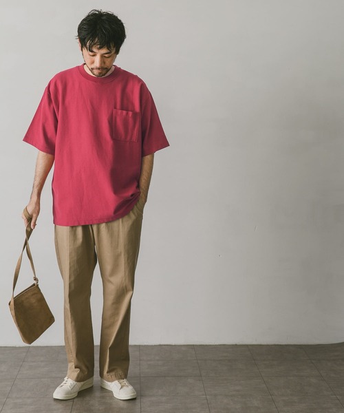 URBAN RESEARCH DOORS（アーバンリサーチドアーズ）の「USAコットンショートスリーブTシャツ（Tシャツ/カットソー・メンズ・ホワイト/ピンク/ブラック/ブルー/イエロー/グリーン・X-LARGE/MEDIUM/LARGE）」の17枚目の写真