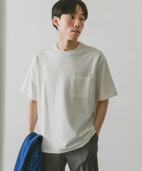 URBAN RESEARCH DOORS（アーバンリサーチドアーズ）の「USAコットンショートスリーブTシャツ（Tシャツ/カットソー・メンズ・ホワイト/ピンク/ブラック/ブルー/イエロー/グリーン・X-LARGE/MEDIUM/LARGE）」の20枚目の写真
