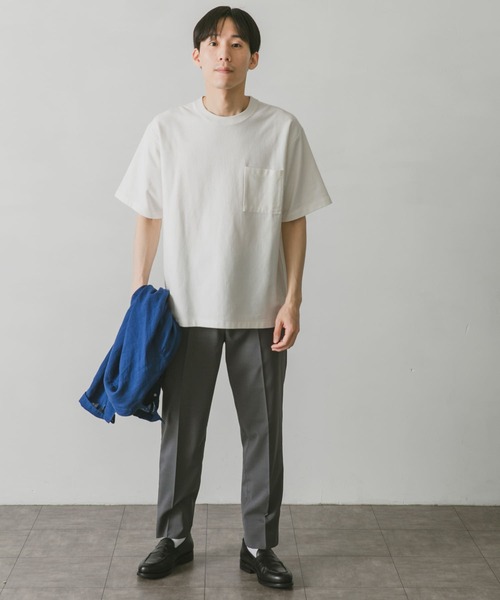 URBAN RESEARCH DOORS（アーバンリサーチドアーズ）の「USAコットンショートスリーブTシャツ（Tシャツ/カットソー・メンズ・ホワイト/ピンク/ブラック/ブルー/イエロー/グリーン・X-LARGE/MEDIUM/LARGE）」の22枚目の写真