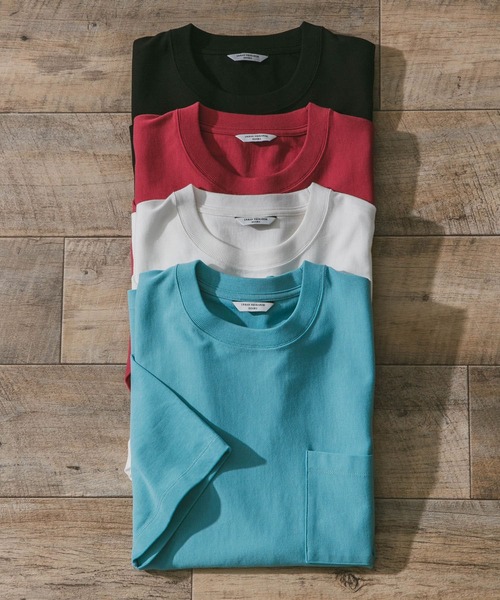 URBAN RESEARCH DOORS（アーバンリサーチドアーズ）の「USAコットンショートスリーブTシャツ（Tシャツ/カットソー・メンズ・ホワイト/ピンク/ブラック/ブルー/イエロー/グリーン・X-LARGE/MEDIUM/LARGE）」の5枚目の写真