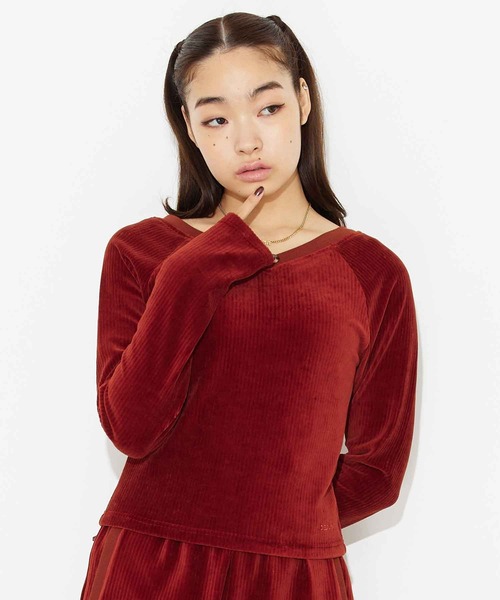 X-girl(エックスガール)の「RIB COMPACT TOP(Tシャツ/カットソー・レディース・ブラック/ブラウン/グレー・S/M)」の20枚目の写真