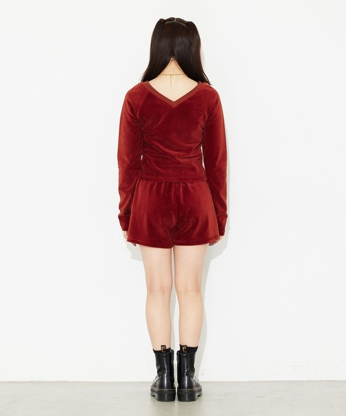 X-girl(エックスガール)の「RIB COMPACT TOP(Tシャツ/カットソー・レディース・ブラック/ブラウン/グレー・S/M)」の15枚目の写真