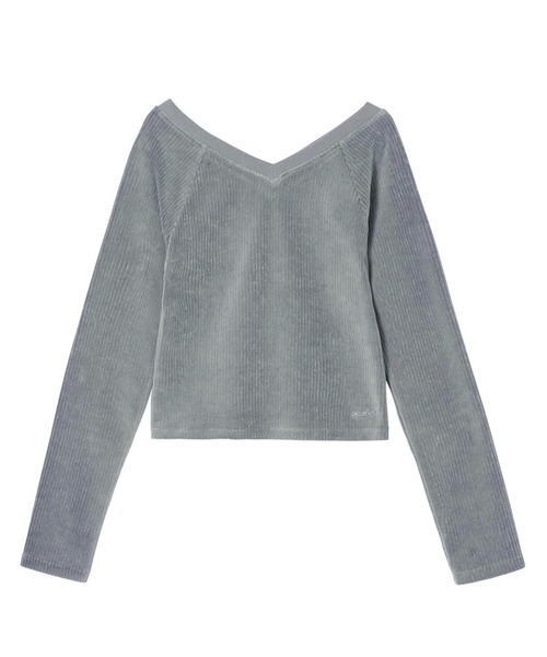 X-girl(エックスガール)の「RIB COMPACT TOP(Tシャツ/カットソー・レディース・ブラック/ブラウン/グレー・S/M)」の20枚目の写真