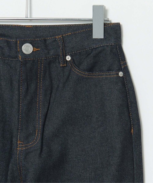 notch.(ノッチ)の「11OZ生デニムロールアップパンツ(デニムパンツ・レディース・ブラック/ネイビー・M)」の13枚目の写真