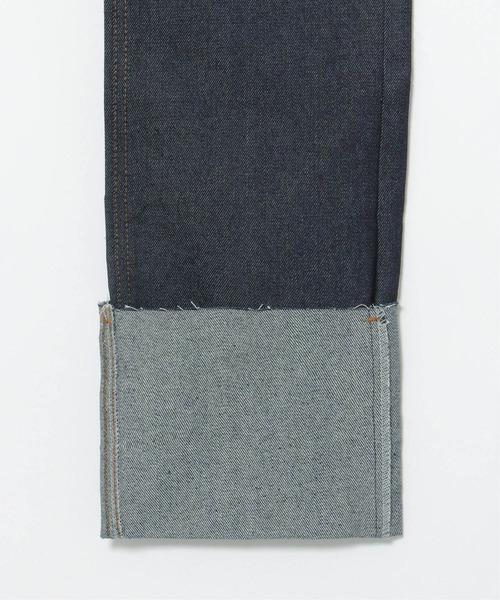 notch.(ノッチ)の「11OZ生デニムロールアップパンツ(デニムパンツ・レディース・ブラック/ネイビー・M)」の16枚目の写真