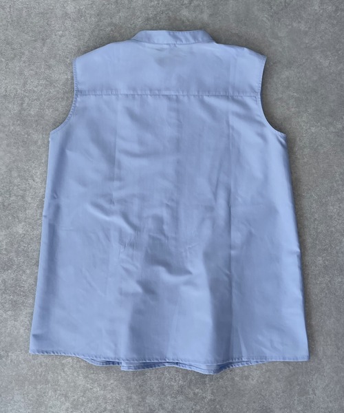 ReNorm（リノーム）の「ピンタックノースリーブブラウス（シャツ/ブラウス・レディース・ホワイト/サックスブルー/ラベンダー・フリー）」の13枚目の写真