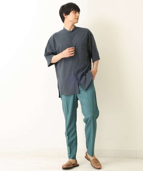 a.v.v（アーヴェヴェ）の「【M-XXL】リングドットBIGシャツ（シャツ/ブラウス・メンズ・チャコールグレー/ホワイト・48/50/52/46）」の12枚目の写真