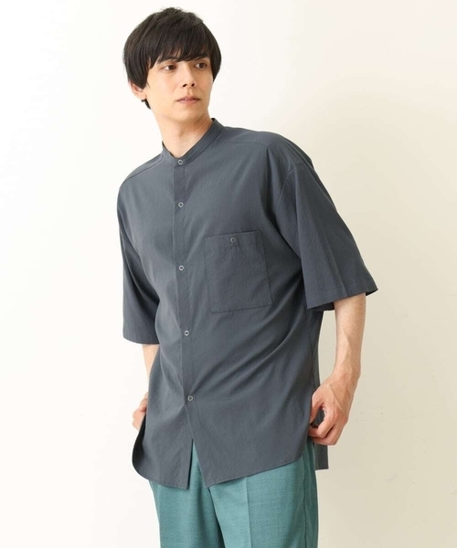 a.v.v（アーヴェヴェ）の「【M-XXL】リングドットBIGシャツ（シャツ/ブラウス・メンズ・チャコールグレー/ホワイト・48/50/52/46）」の21枚目の写真