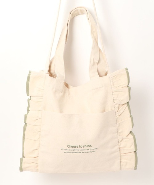 トートバッグ tooco tocco closet（トッコ クローゼット）の「フリル付き2WAY