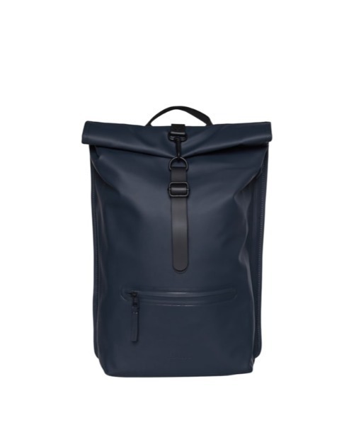 RAINS（レインズ）の「RAINS/レインズ/ROLL TOP RUCKSACK（バックパック/リュック・メンズ・ブラック/ネイビー/チャコールグレー・FREE）」の11枚目の写真