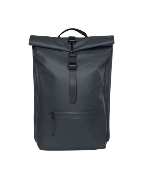 RAINS（レインズ）の「RAINS/レインズ/ROLL TOP RUCKSACK（バックパック/リュック・メンズ・ブラック/ネイビー/チャコールグレー・FREE）」の19枚目の写真