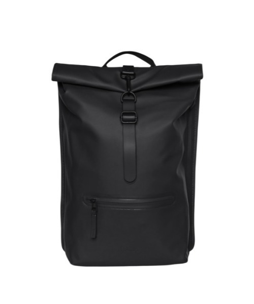 RAINS（レインズ）の「RAINS/レインズ/ROLL TOP RUCKSACK（バックパック/リュック・メンズ・ブラック/ネイビー/チャコールグレー・FREE）」の16枚目の写真