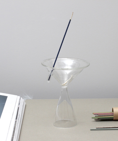 journal standard Furniture （ジャーナルスタンダードファニチャー）の「【CLEAR B/クリアビー】 GLASS INCENSE BURNER M お香立て ガラス（その他・レディース・その他・FREE）」の4枚目の写真