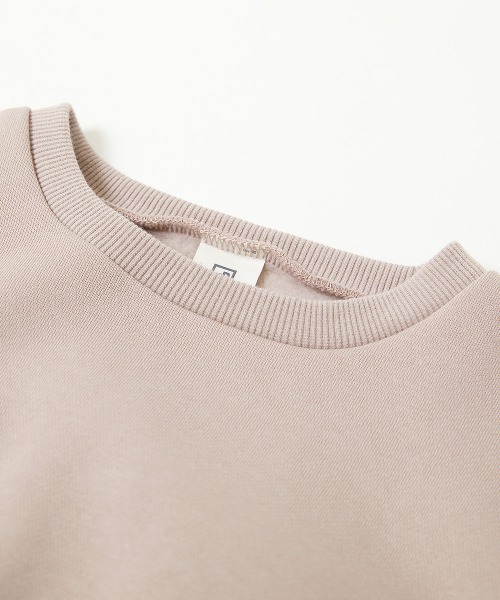 devirock(デビロック)の「裏起毛 バックフリル トレーナー(スウェット・キッズ・ピンクベージュ/スミクロ/ブルー系その他/アイボリー/パープル系3/ライトグレー/グリーン系その他・100cm/110cm/120cm/130cm/140cm/150cm/160cm)」の15枚目の写真