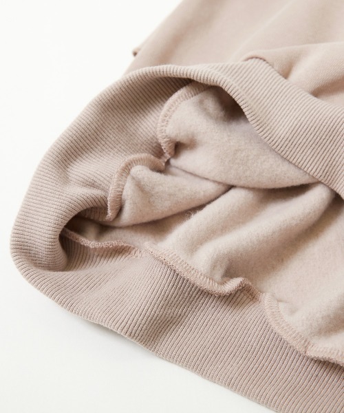 devirock(デビロック)の「裏起毛 バックフリル トレーナー(スウェット・キッズ・ピンクベージュ/スミクロ/ブルー系その他/アイボリー/パープル系3/ライトグレー/グリーン系その他・100cm/110cm/120cm/130cm/140cm/150cm/160cm)」の16枚目の写真