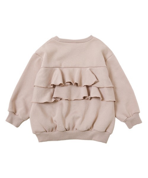 devirock(デビロック)の「裏起毛 バックフリル トレーナー(スウェット・キッズ・ピンクベージュ/スミクロ/ブルー系その他/アイボリー/パープル系3/ライトグレー/グリーン系その他・100cm/110cm/120cm/130cm/140cm/150cm/160cm)」の19枚目の写真