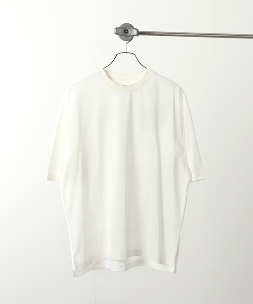 B.C STOCK(ベーセーストック)の「TUCK OVER TEE(Tシャツ/カットソー・メンズ・ホワイト/イエロー/グリーン/ブルー系その他・MEDIUM/LARGE)」の2枚目の写真
