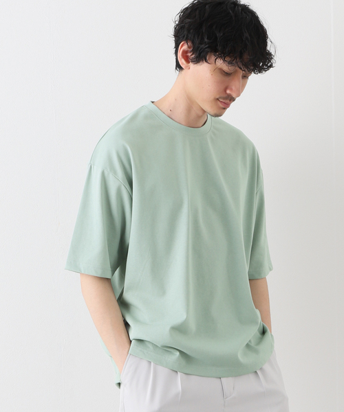 B.C STOCK(ベーセーストック)の「TUCK OVER TEE(Tシャツ/カットソー・メンズ・ホワイト/イエロー/グリーン/ブルー系その他・MEDIUM/LARGE)」の6枚目の写真