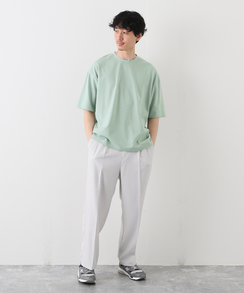 B.C STOCK(ベーセーストック)の「TUCK OVER TEE(Tシャツ/カットソー・メンズ・ホワイト/イエロー/グリーン/ブルー系その他・MEDIUM/LARGE)」の9枚目の写真