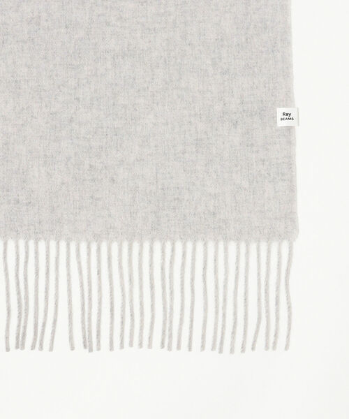Ray BEAMS(レイビームス)の「Ray BEAMS / カシミヤ ストール(ストール/ショール・レディース・オフホワイト/ライトグレー/ブラック/サックスブルー・ONE SIZE)」の18枚目の写真