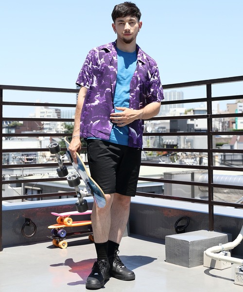 HOUSTON（ヒューストン）の「HOUSTON WOODSTOCKアロハシャツ