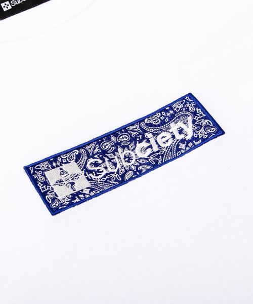 Subciety（サブサエティ）の「PAISLEY BOX L/S（Tシャツ/カットソー・メンズ・ホワイト/ブラック・MEDIUM/LARGE/X-LARGE/SMALL）」の6枚目の写真