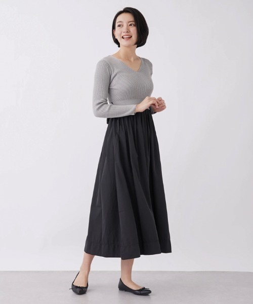 ウエストリボン切替ワンピース ワンピース En ワンピース En Recre Recre アンレクレ のファッション ネット買 ウエストリボン切替ワンピース ワンピース En ワンピース En Recre Recre アンレクレ のファッション ネット買