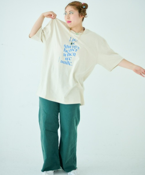 STOCK（ストック）の「Unite Tee（Tシャツ/カットソー・レディース・ライトベージュ・FREE）」の6枚目の写真