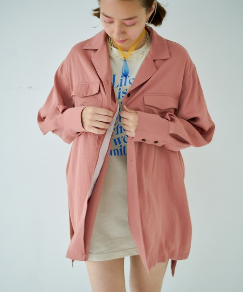 STOCK（ストック）の「Unite Tee（Tシャツ/カットソー・レディース・ライトベージュ・FREE）」の8枚目の写真