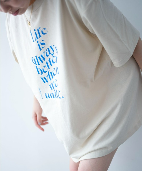 STOCK（ストック）の「Unite Tee（Tシャツ/カットソー・レディース・ライトベージュ・FREE）」の22枚目の写真