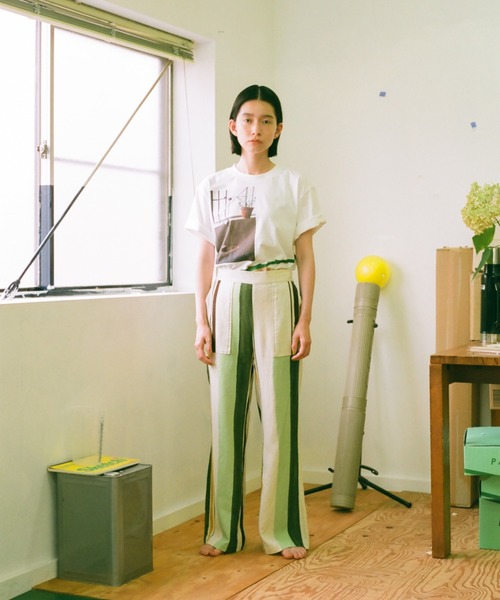 PAMM 知性のストライプパンツ　海砂利　サイズ1 知性のストライプパンツ – pamm.officialstore