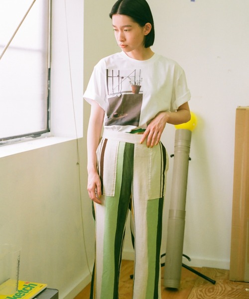 PAMM 知性のストライプパンツ　海砂利　サイズ1 知性のストライプパンツ – pamm.officialstore
