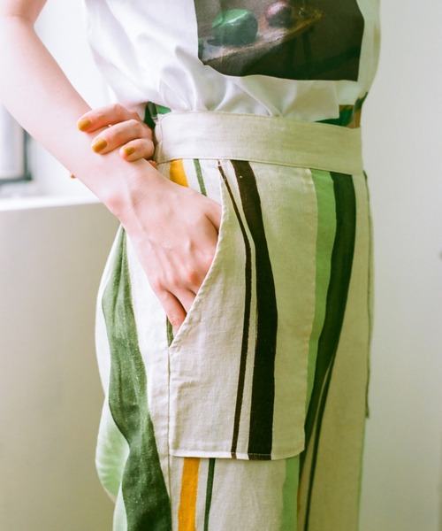 PAMM 知性のストライプパンツ　海砂利　サイズ1 知性のストライプパンツ – pamm.officialstore