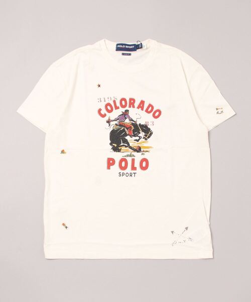 POLO RALPH LAUREN(ポロ ラルフ ローレン)の「クラシック フィット コロラド Polo Sport Tシャツ(Tシャツ/カットソー・メンズ・ホワイト・M/XXL/XL/XS/S/L)」の5枚目の写真