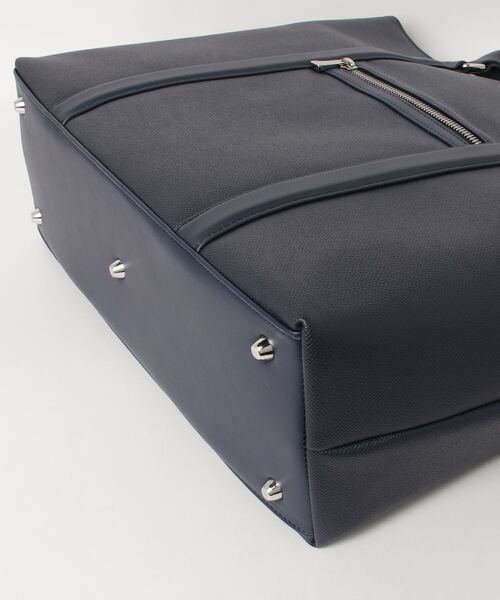 Perfect Suit FActory（パーフェクトスーツファクトリー）の「前ポケット　トートバッグ　ブラック/ネイビー（トートバッグ・メンズ・ブラック/ネイビー・FREE）」の10枚目の写真