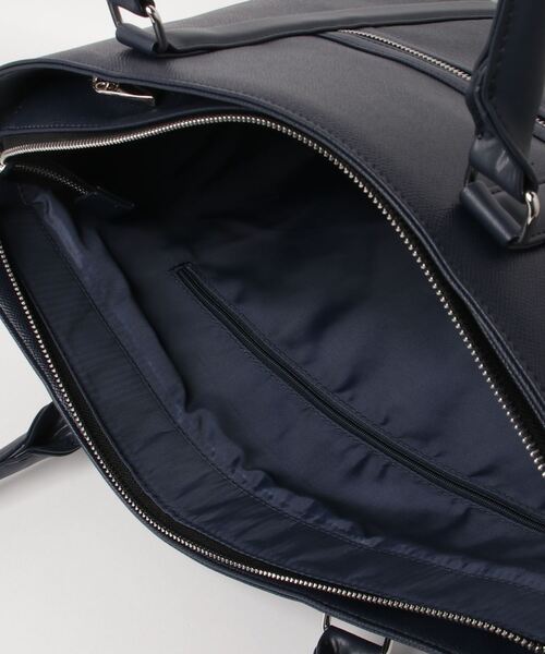 Perfect Suit FActory（パーフェクトスーツファクトリー）の「前ポケット　トートバッグ　ブラック/ネイビー（トートバッグ・メンズ・ブラック/ネイビー・FREE）」の5枚目の写真