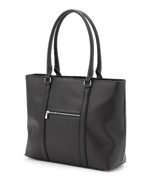 Perfect Suit FActory（パーフェクトスーツファクトリー）の「前ポケット　トートバッグ　ブラック/ネイビー（トートバッグ・メンズ・ブラック/ネイビー・FREE）」の6枚目の写真