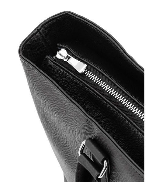 Perfect Suit FActory（パーフェクトスーツファクトリー）の「前ポケット　トートバッグ　ブラック/ネイビー（トートバッグ・メンズ・ブラック/ネイビー・FREE）」の4枚目の写真