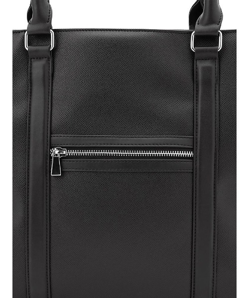 Perfect Suit FActory（パーフェクトスーツファクトリー）の「前ポケット　トートバッグ　ブラック/ネイビー（トートバッグ・メンズ・ブラック/ネイビー・FREE）」の3枚目の写真