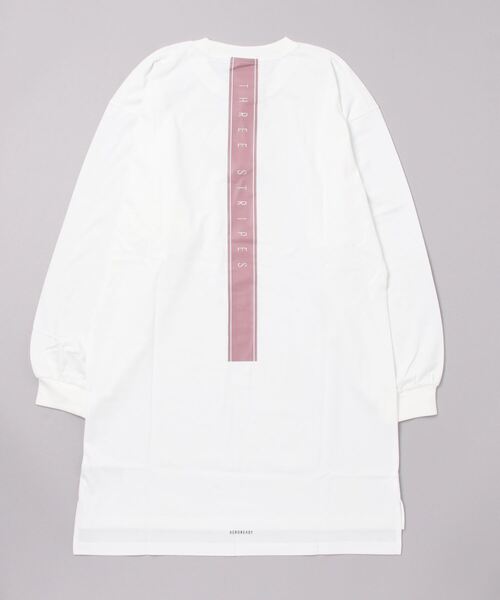 adidas(アディダス)の「アディダス adidas WWORDINGチュニックTシャツ(Tシャツ/カットソー・レディース・ライトグリーン/ブラック/ホワイト・S/M/L/XL)」の5枚目の写真