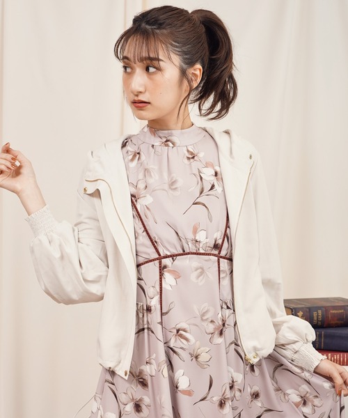 NOELA(ノエラ)の「ショートマウンテンパーカー(マウンテンパーカー・レディース・ネイビー/オフホワイト・フリー)」の5枚目の写真