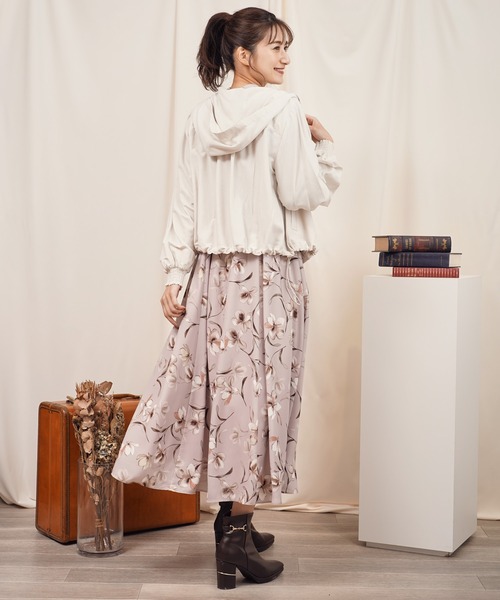 NOELA(ノエラ)の「ショートマウンテンパーカー(マウンテンパーカー・レディース・ネイビー/オフホワイト・フリー)」の11枚目の写真