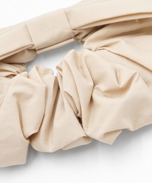 flower(フラワー)の「フレンチリボンシュシュ(シュシュ・レディース・ブラック/アイボリー・FREE)」の18枚目の写真