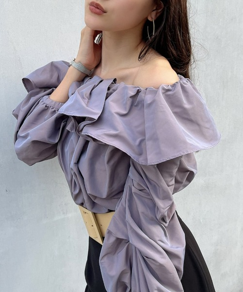 EIMY ISTOIRE（エイミーイストワール）の「オフショルダーギャザー