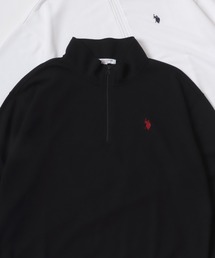 U.S. POLO ASSN. | U.S. POLO ASSN./ユーエスポロアッスン 別注 ビッグシルエット ワンポイント刺繍 ハーフジップ スウェット(スウェット)