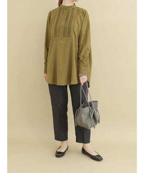 Te chichi（テチチ）の「幾何ドットジャカードテーパードパンツ（その他パンツ・レディース・ブラック/ブラウン・ﾌﾘ-）」の16枚目の写真